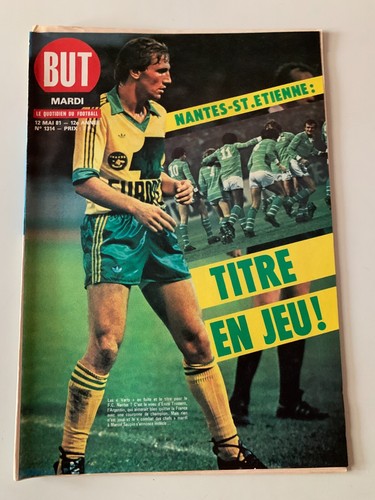 France Football 12 Mai 1981 – France-Brésil / Nantes-Saint-Etienne – Édition Originale