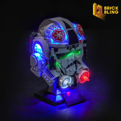 BrickBling LED Licht Kit für LEGO Star Wars AT-AT Pilot Helm 75429 Light Control