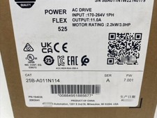 Allen-Bradley 25B-A011N114 PowerFlex 525 AC Drive 240VAC 2.2kW 3 HP 25BA011N114