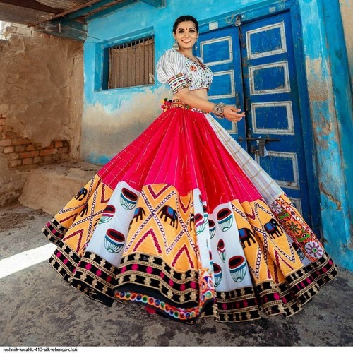 Custom Made Navratri Garba Dance Lengha 