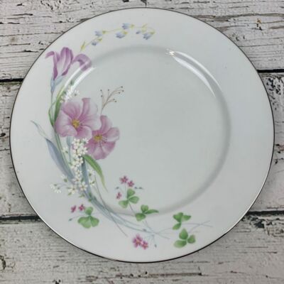 Studio Nova MA202 Pink Vista Floral Dinner Plate Fine China Dinnerware