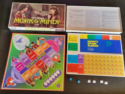 Vintage 1979 Mork & Mindy game by Parker Brothers #72 UNPUNCHED Pieces