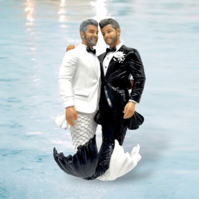December Diamonds OH HAPPY DAY Grooms Merman Ornament ~ IN STOCK New for 2024 !