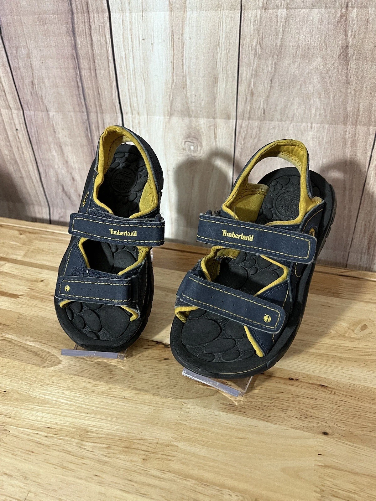 SANDALI TIMBERLAND RAGAZZI RAGAZZE TAGLIA 100 Giallo Blu Navy