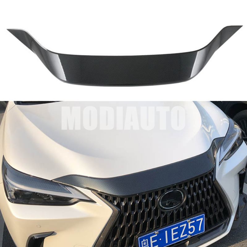 Carbon fiber ABS Front Hood Bonnet Cover Trim For Lexus NX 350
