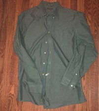 EDDIE BAUER Button Front Shirt TL Relaxed Fit Wrinkle Free