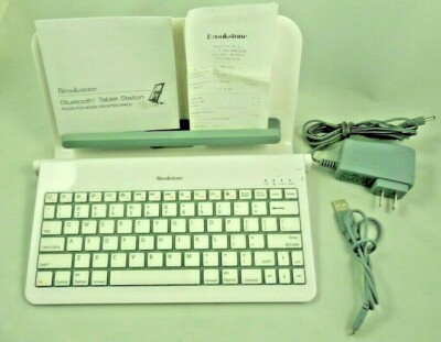 Brookstone Tablet Station with blue tooth wireless keyboard