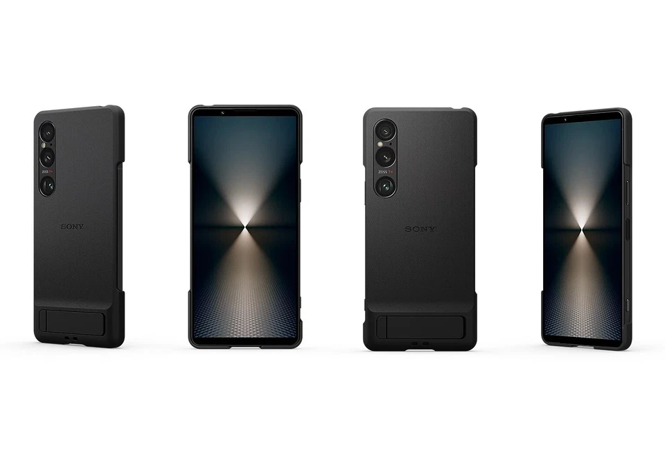 Genuine Style Cover Case with Stand For SONY Xperia 1VI -XQZ-CBEC -BLACK - Image 4 of 4