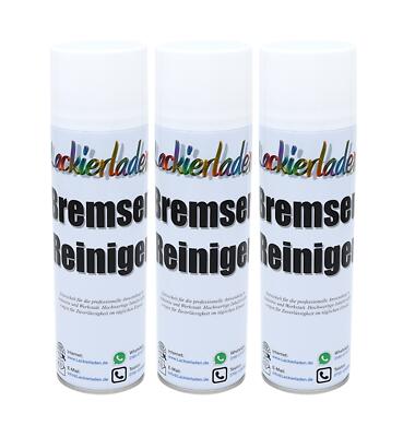 3x Bremsenreiniger 90° Ventil Teilereiniger Montagereiniger 500ml