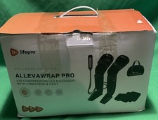 LifePro Leg Massager Heated Circulation Pain Relief 5 Modes 2 Extension wrap