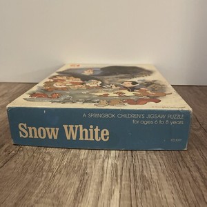VTG 1973 Springbok By Hallmark Snow White 100 Piece Jigsaw Puzzle Complete READ