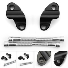 Black 1" Handlebar Riser Extensions For Sportster XL1200X Forty Eight 48