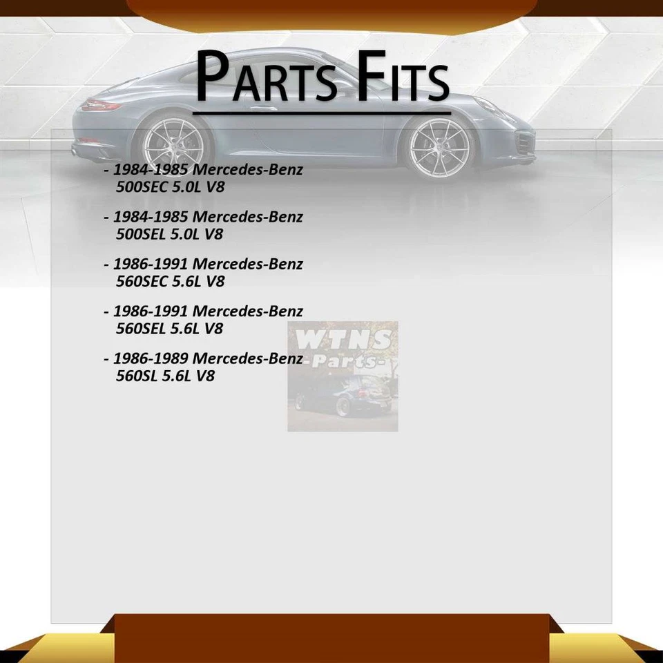 Extremo de barra de amarre de dirección exterior delantera para Mercedes-Benz 560SL 5,6 L 1986-1989 2x Foto 3 de 4