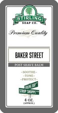 Stirling Soap Company Baker Street Post Shave Balm 4 Oz