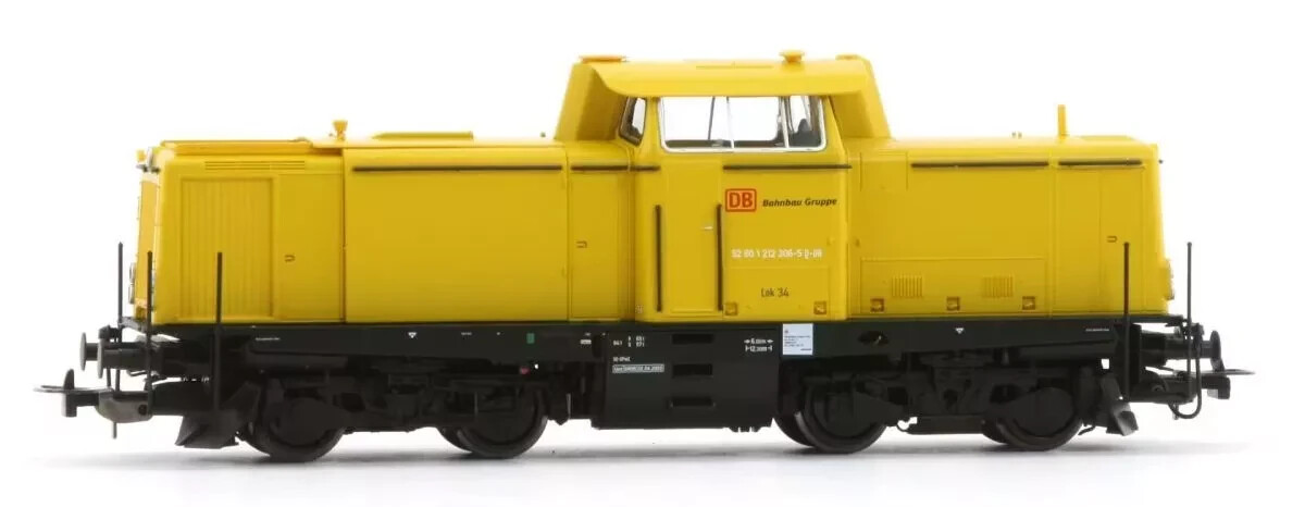 PIKO 71325 Diesellokomotive BR 212 DB Bahnbau Ep.VI AC/WS Sound HO 1:87 NEU