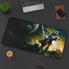 Desk Mat Mouse Pad:Din Djarin,Grogu,Mandalorian ,Custom Desk Mat