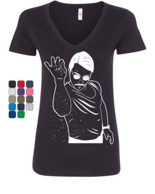 Salt Bae Funny V-Neck T-Shirt Viral Internet Meme Trend