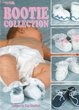 BABY BOOTIE COLLECTION CROCHET LEAFLET Leisure Arts 14 Page Book