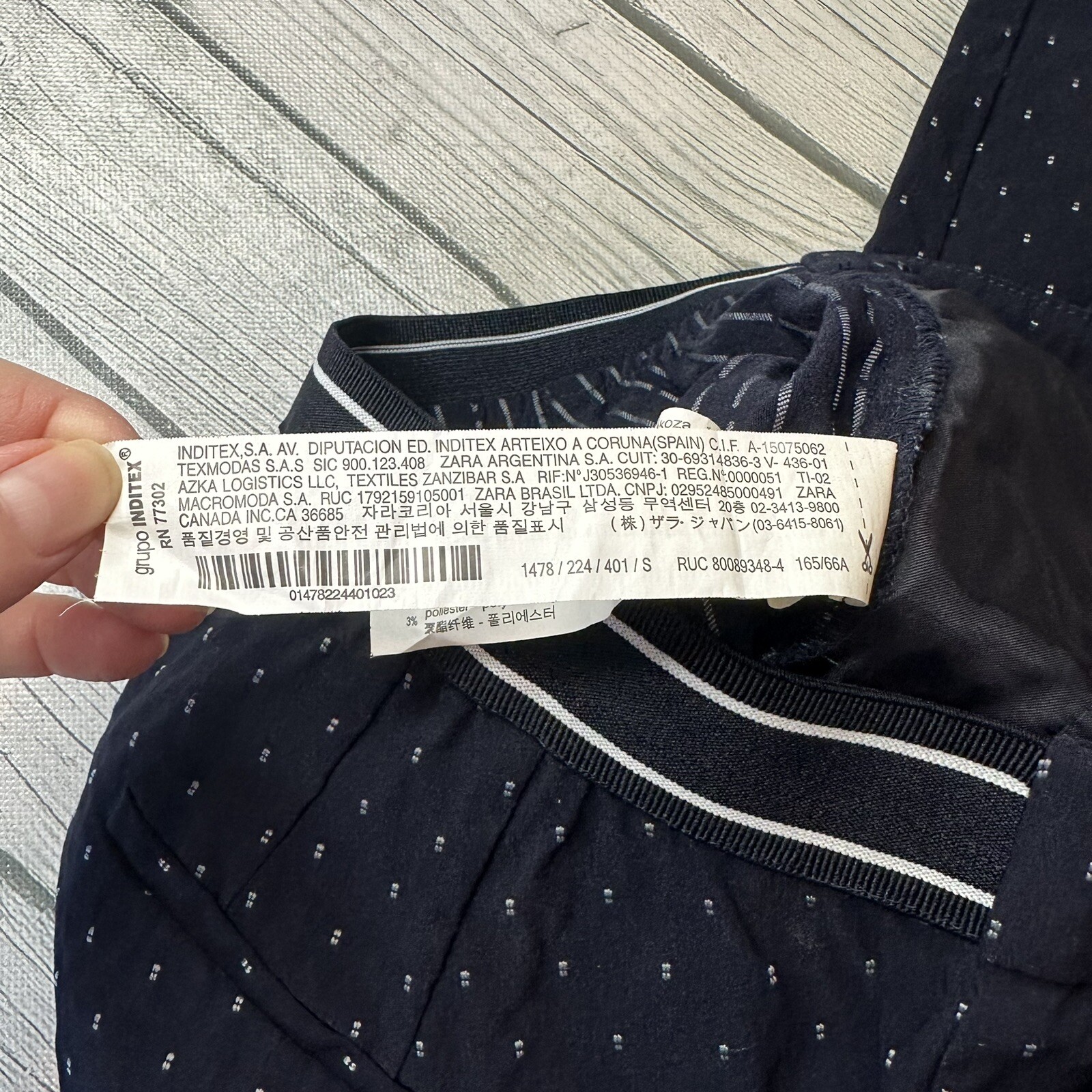 Zara Basic Cropped Pants Womens Small Flat Front … - image 13