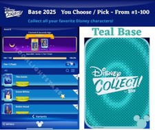 Topps Disney Collect 2025 BASE SERIES 1 Tier 7 Teal - You Pick/Choose