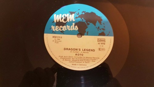 Maxi Single "12 Vinyl : KOTO - Dragon's Legend 1988 Germany ** MEM 074 - Bild 2 von 3