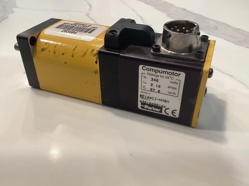 Parker BE164CJ-NMSN Brushless Servo Motor, NEMA 16, 340VDC 2.16A, 3.6lb-in, 200W