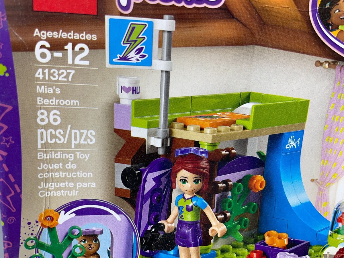 トミー LEGO Friends 41327 Mia's Bedroom 86 pcs & 1 Minifigure DENTED Box