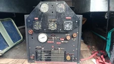 Vintage Practice Instrument Panel, for Prop Planes, Air Pressured EZ hook up