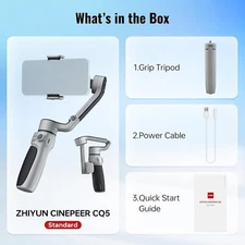 Zhiyun CINEPEER CQ5 Handheld Foldable Stabilizer Phone Gimbal for iPhone Samsung