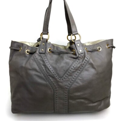 YVES SAINT LAURENT Reversible Sac double Shoulder Bag Tote Bag | eBay