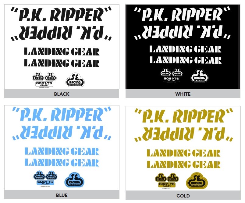 SE Racing Decals Set – 6 Aufkleber Für PK Ripper Rahmen, Original SE Bikes, Vinyl Glänzend SE Racing Decals Set – 6 Aufkleber Für PK Ripper Rahmen, Original SE Bikes, Vinyl Glänzend