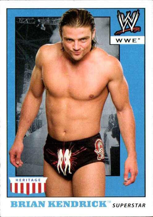 2008 Topps Heritage IV WWE Wrestling Card #6 Brian Kendrick | eBay