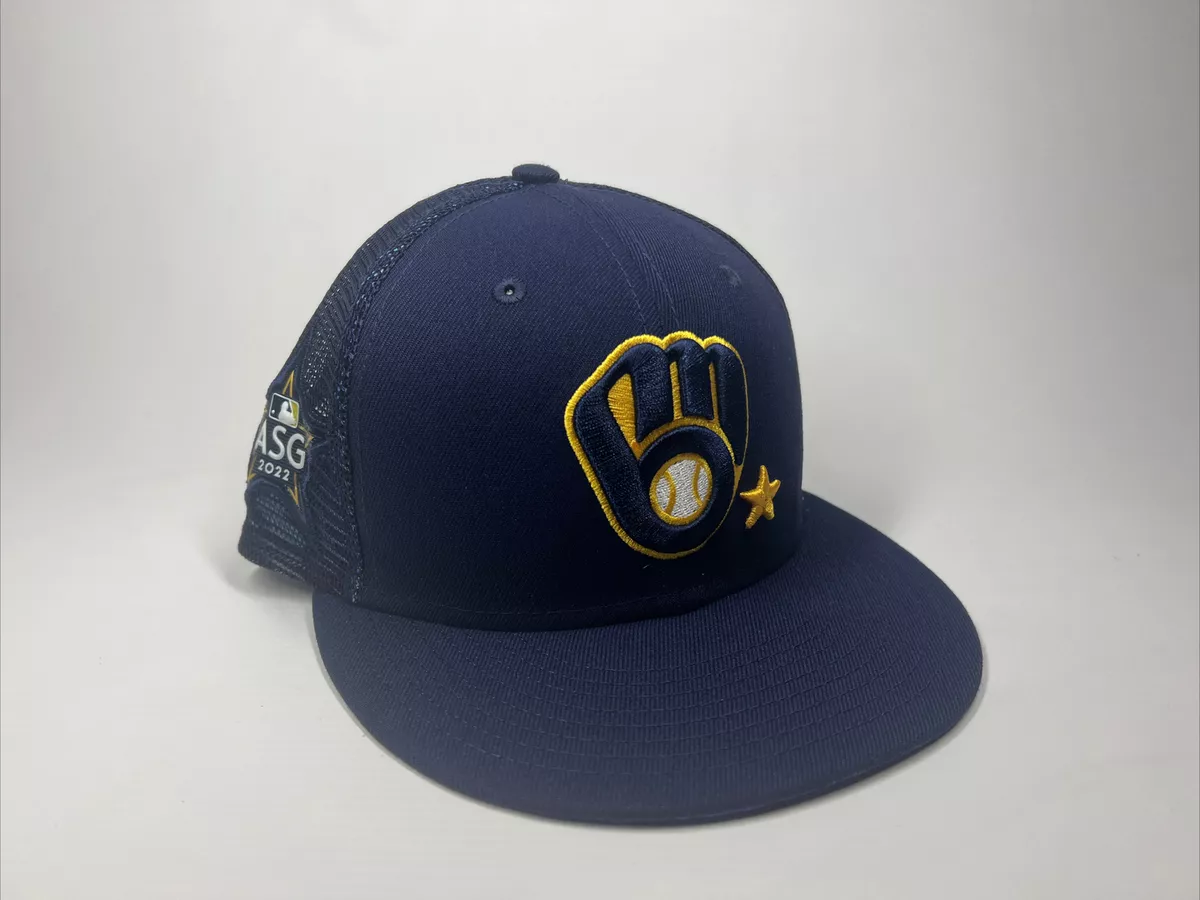 2022 MLB All Star Game Milwaukee Brewers Workout Hat Size 7 1 8 Made in USA
