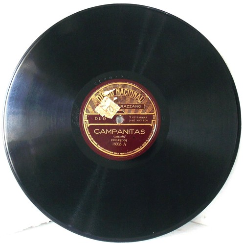 GUITARRA TANGO CARLOS GARDEL Odeon 18035 Campanitas - Zorro Gris 1921 78 rpm - Imagen 2 de 2