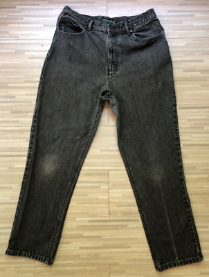 Lauren Jeans Ralph Lauren Petite Women's Jeans Size 14P, Straight Leg,  Black