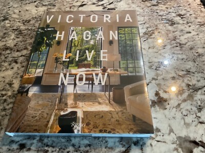 Victoria Hagan  live now hardcover book by rizzoli brand new and sealed 