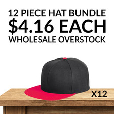 12 Blank Hats Wholesale Bulk 4.16 Each Embroidery Print Ready