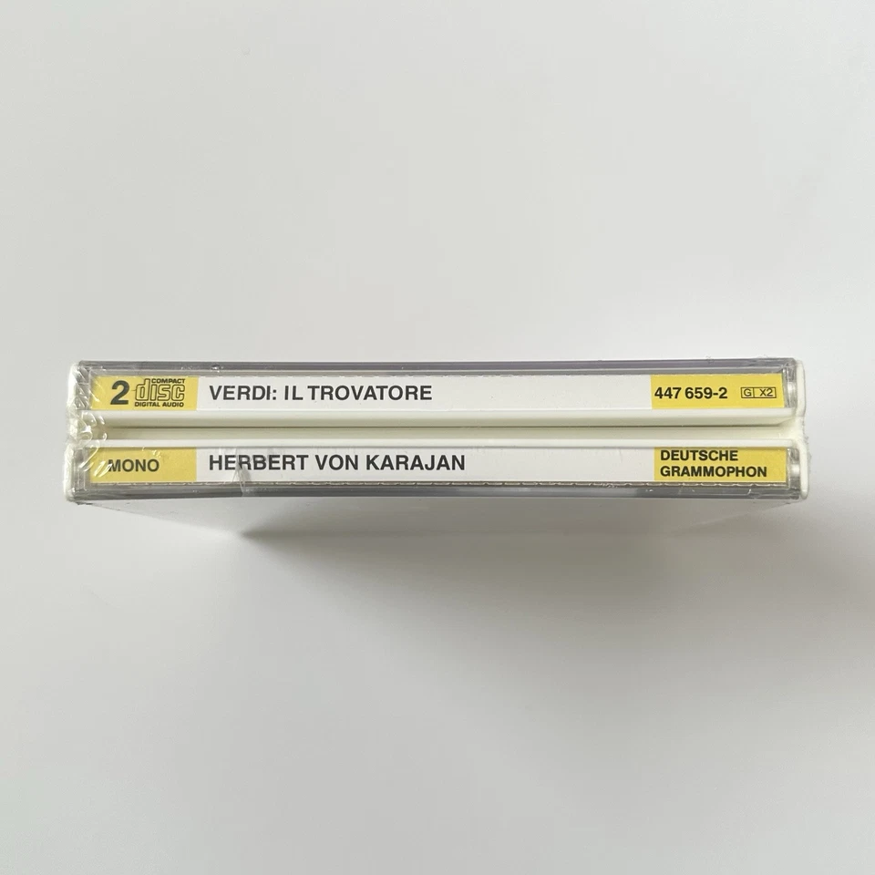 Verdi IL TROVATORE Karajan Corelli Price Simionato [DG 2 CD Box Set] SEALED RARE - Image 4 of 4