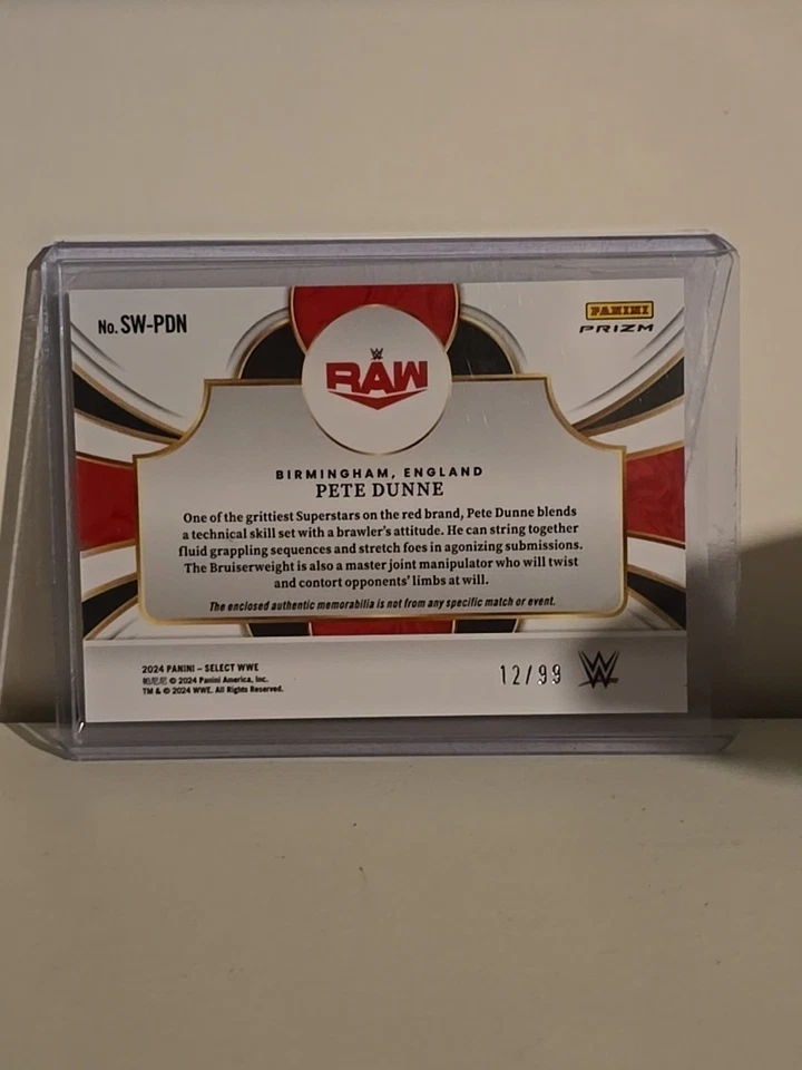 2 2021 Topps WWE Mat Relics And A 2024 Panini Selective Swatch. - Image 2 of 4