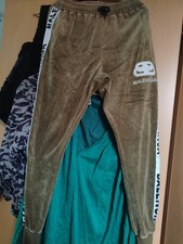 Balenciaga Paris Hose Jogginghose Pumphose Bündchen Knitteroptik Olivengrün Gr.