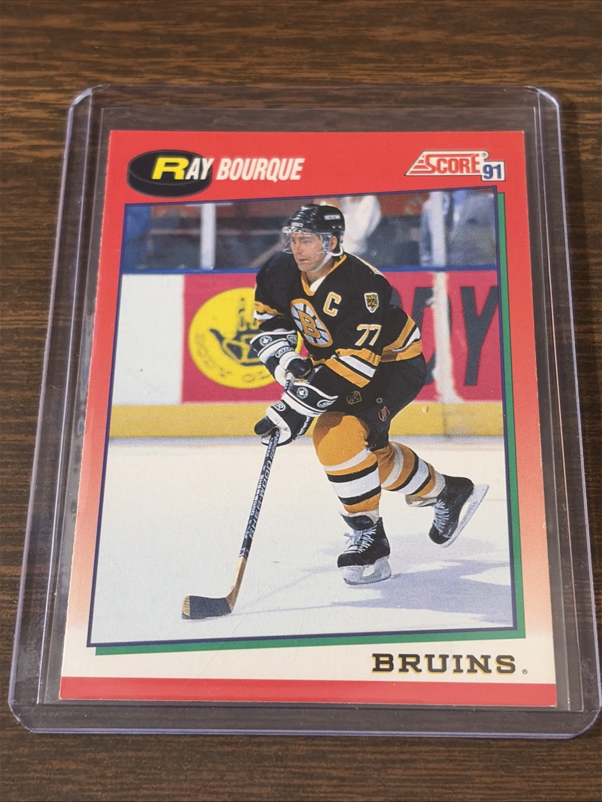 1991-92 Score Canadian - Ray Bourque #50 Boston Bruins (A)