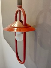 Suspension vintage Space Age rouge orangé – Années 70/80 –