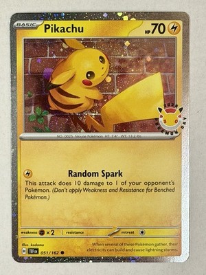 Pokémon TCG - Pikachu 051/162- 2024 SV05: Temporal Forces TEF - C Fart Swirl