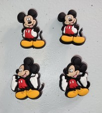New 4 Pack Mickey Mouse Disney Shoe Charms For Crocs Collectible Jibbitz