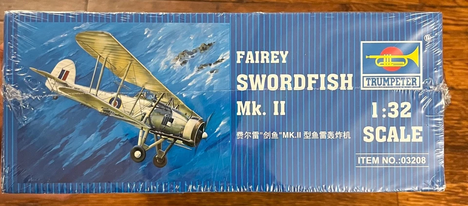 Trompetista Fairey Swordfish Mk. 1/32 Torpedo británico de la Real Fuerza Aérea II SELLADO Foto 3 de 4