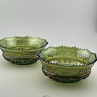 Vintage Antique NORTHWOOD EAPG Grape And Cable Berry Bowls Set Of 2 Carnival
