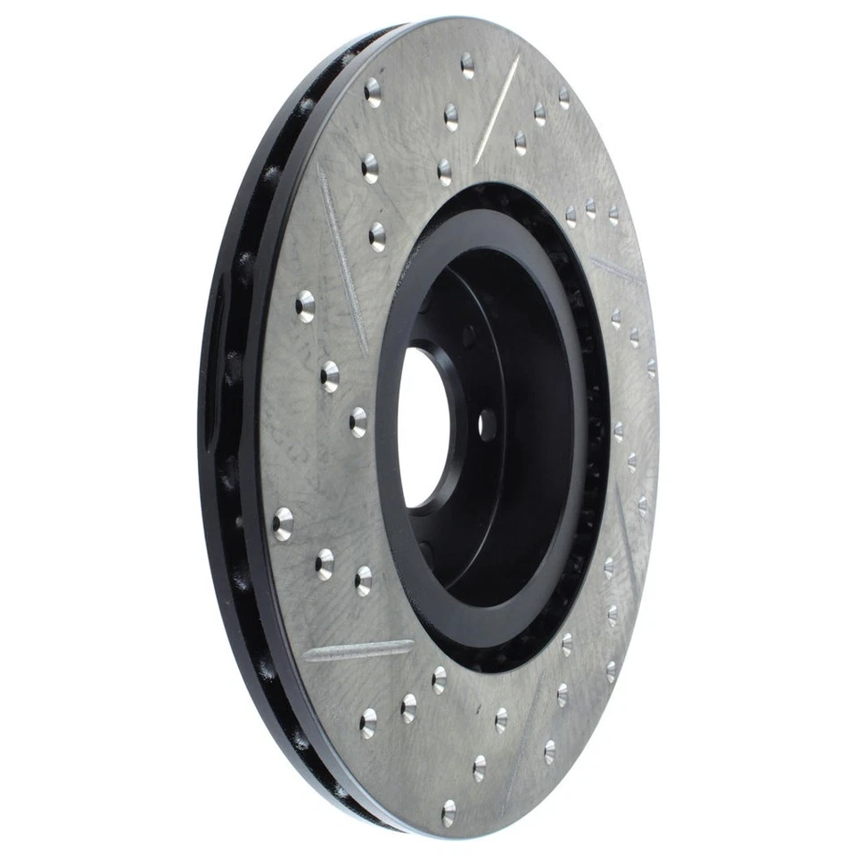 StopTech 127.04004L Front Left Drilled Slotted Brake Rotor for 2012-19 Fiat 500 - Image 4 of 4