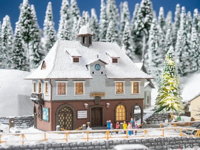 Chants de Noël FALLER 190093 pour décor miniature de village HO