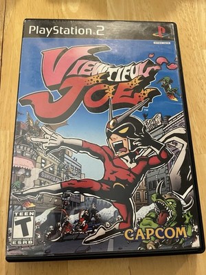 Viewtiful Joe PS2 PlayStation 2 Black Label BNM Scratch Free Disc Tested Working