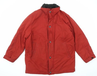 Weather Guard Herren Jacke rot Größe M Reißverschluss